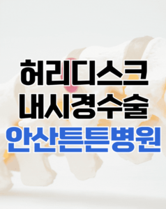 안산허리디스크수술