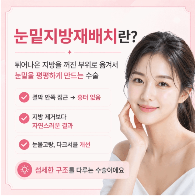 눈밑지방재배치병원